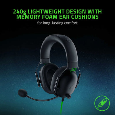 Blackshark V2 X Wired Esports Multi-Platform Headset, 3.5Mm, Black