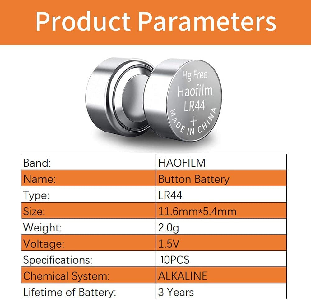 3LR41,3X392,3AG3,3XL736F Advanced Alkaline Battery, 4.5V round Coin Cell Battery, for All Bore Sight Laser Cartridges (Pack of 10)