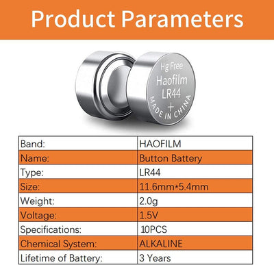 3LR41,3X392,3AG3,3XL736F Advanced Alkaline Battery, 4.5V round Coin Cell Battery, for All Bore Sight Laser Cartridges (Pack of 10)